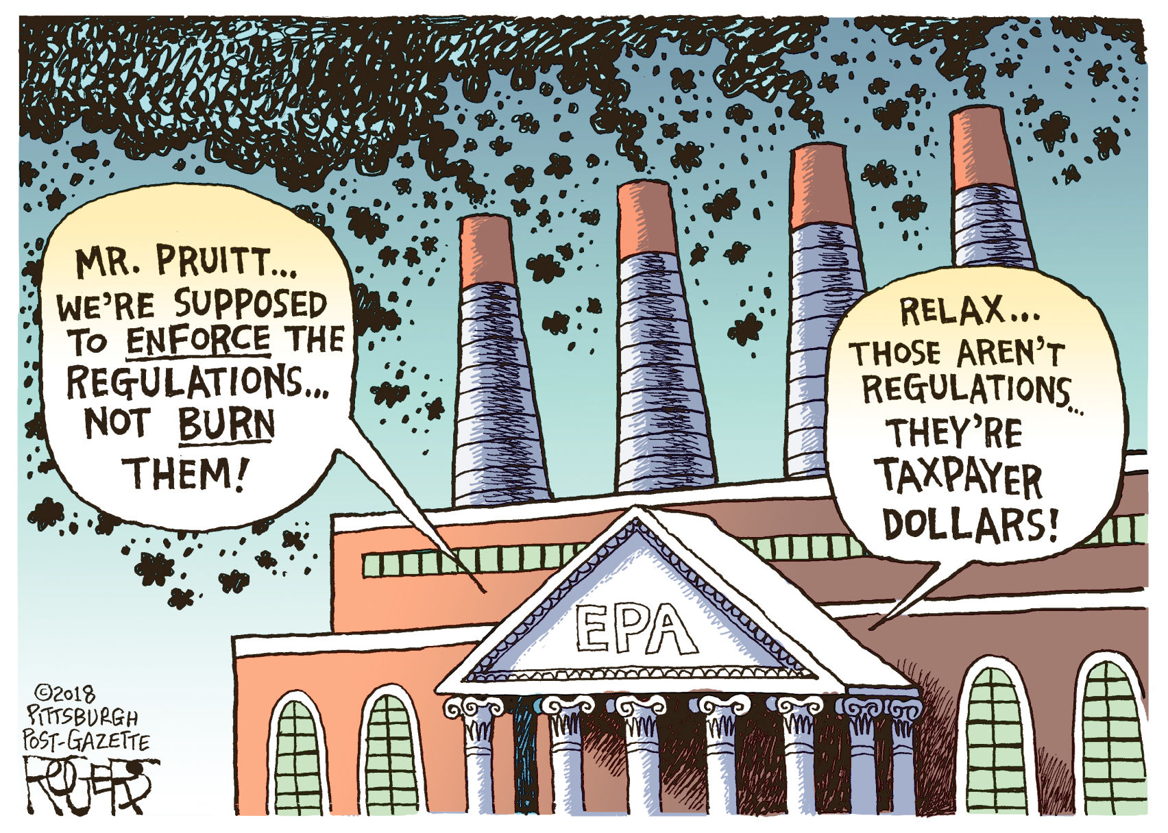 Editorial and Political Cartoons
